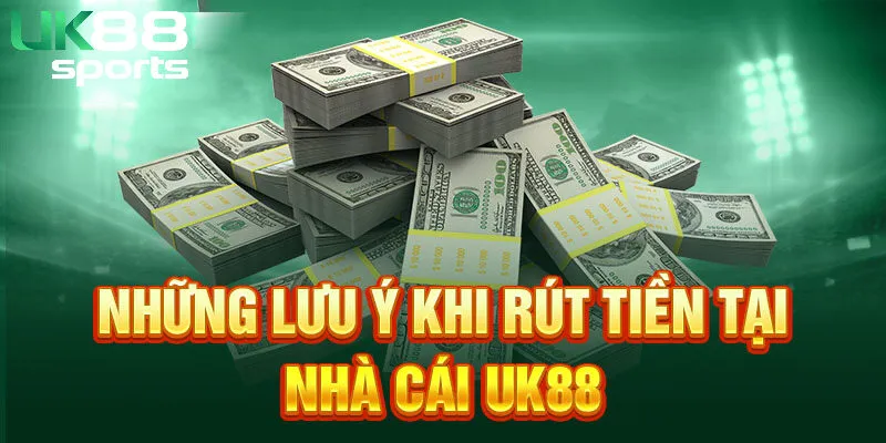 Lưu ý khi rút tiền tại sảnh UK88