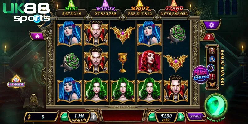 Các bước chơi slot game tại Uk88