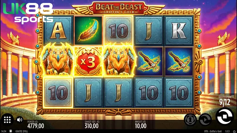 Nắm vững luật chơi tại slot game Griffin Gold