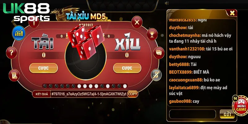 Tài Xỉu MD5 Uk88