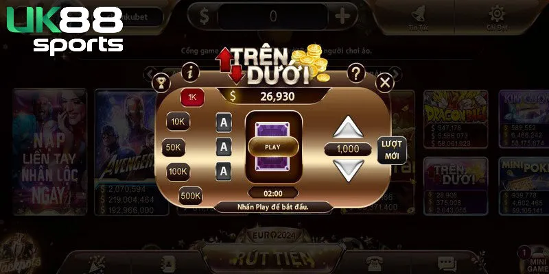 Thông tin về game trên dưới tại Uk88